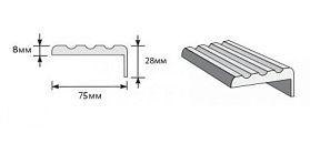 Наличник Т Тип-3 для дверей Браво, Silver Ash